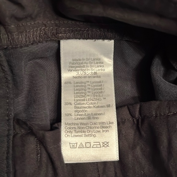 Madewell The Harlow Petite Wide Leg Pant high rise black Size 0P NWT - Picture 11 of 11